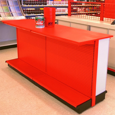 Gondola Shelving Counter