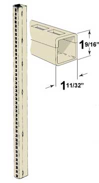 Gondola Shelving Half Upright