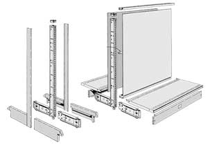 Convenience Store Shelving Components