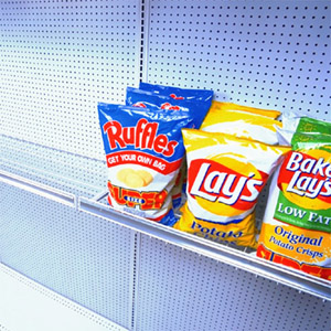 Wire Potato Chip Shelves