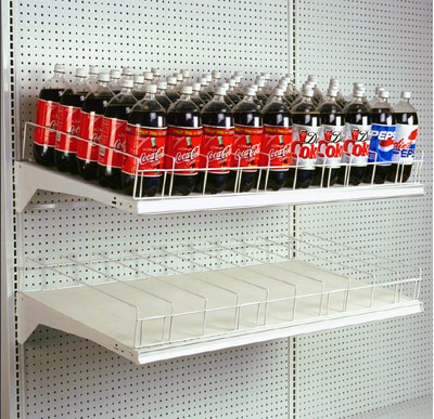 Gravity Feed Gondola Shelving